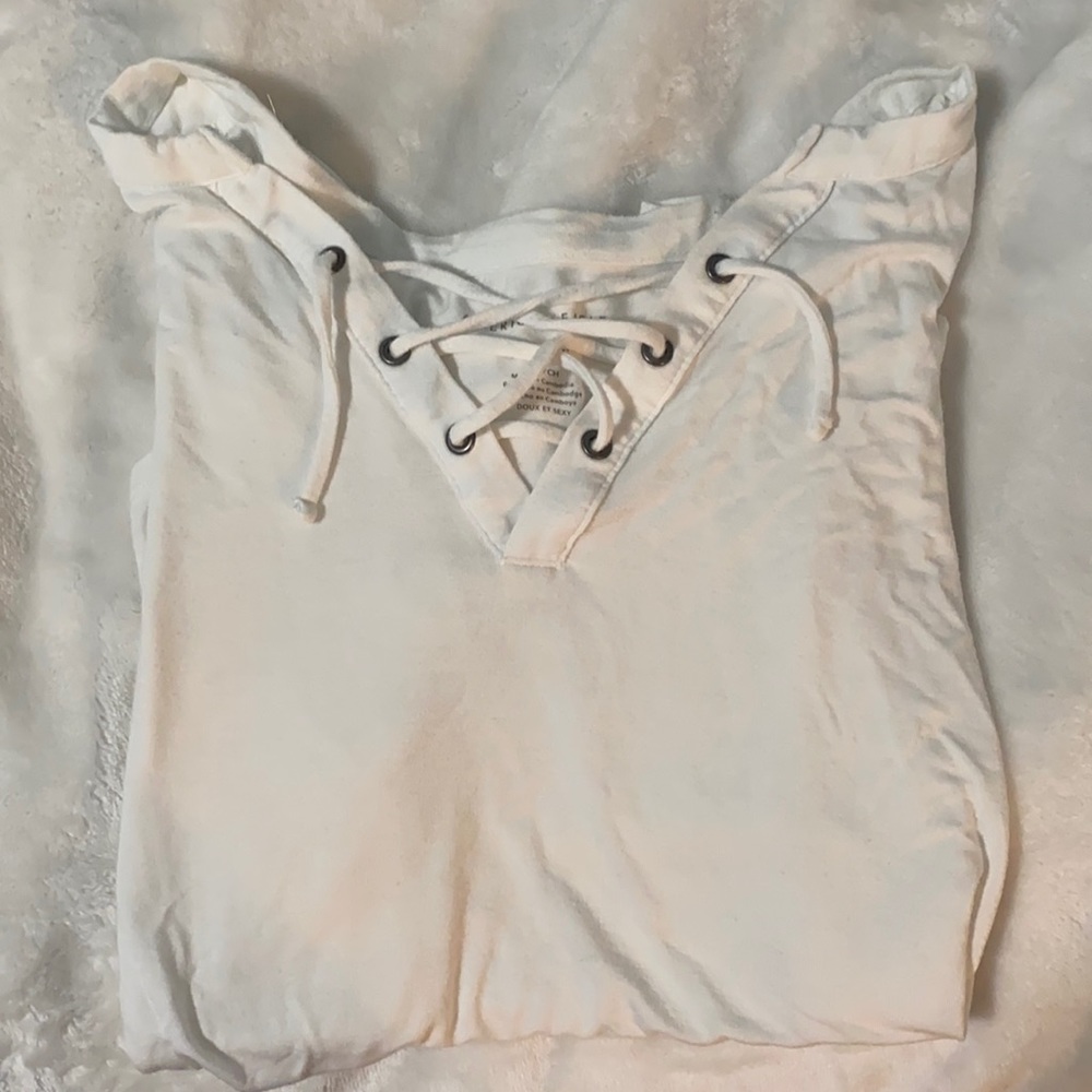 American Eagle “Soft and Sexy” Cross Neck Tee